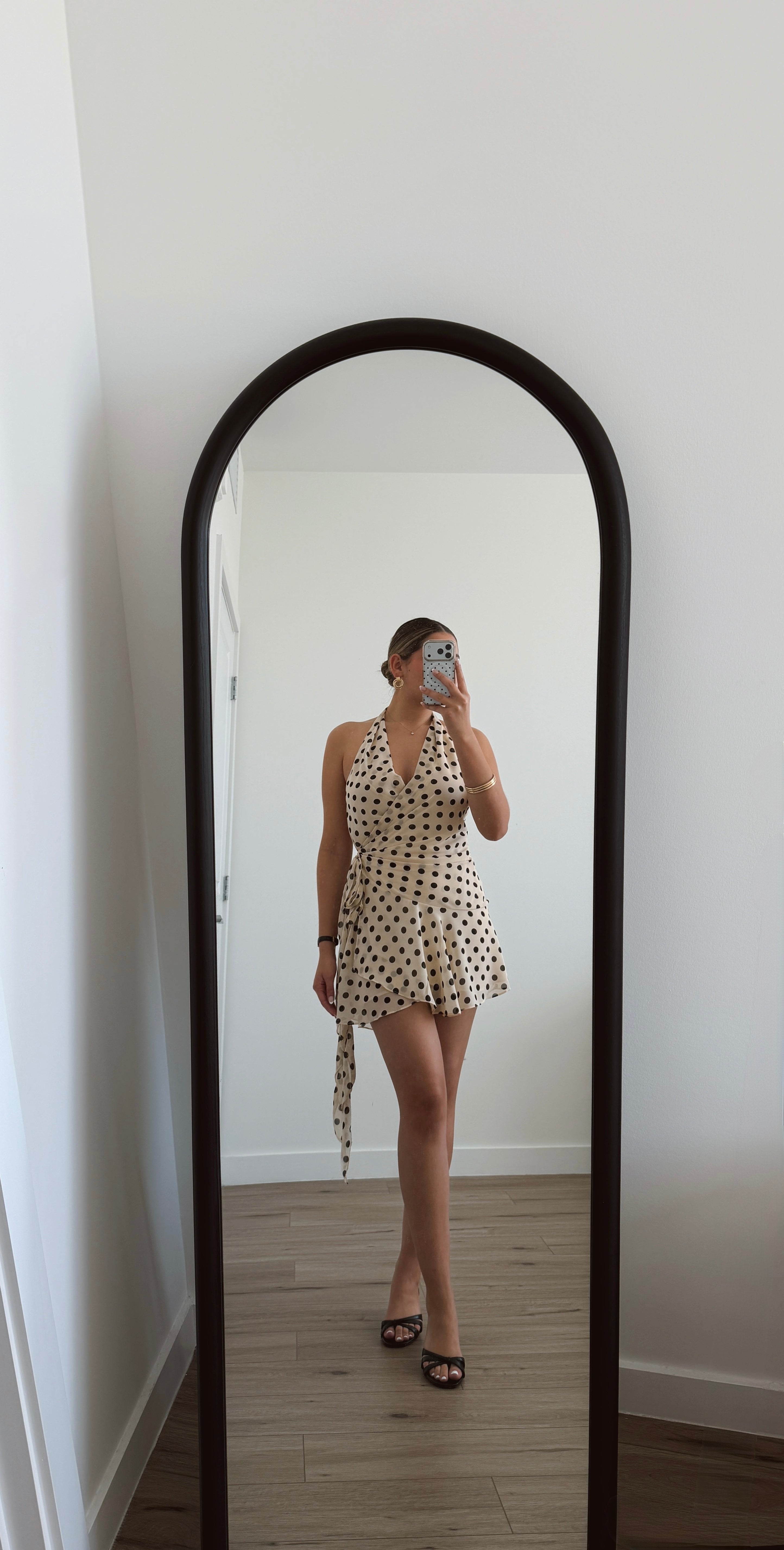 Polka Dot Wrap Dress