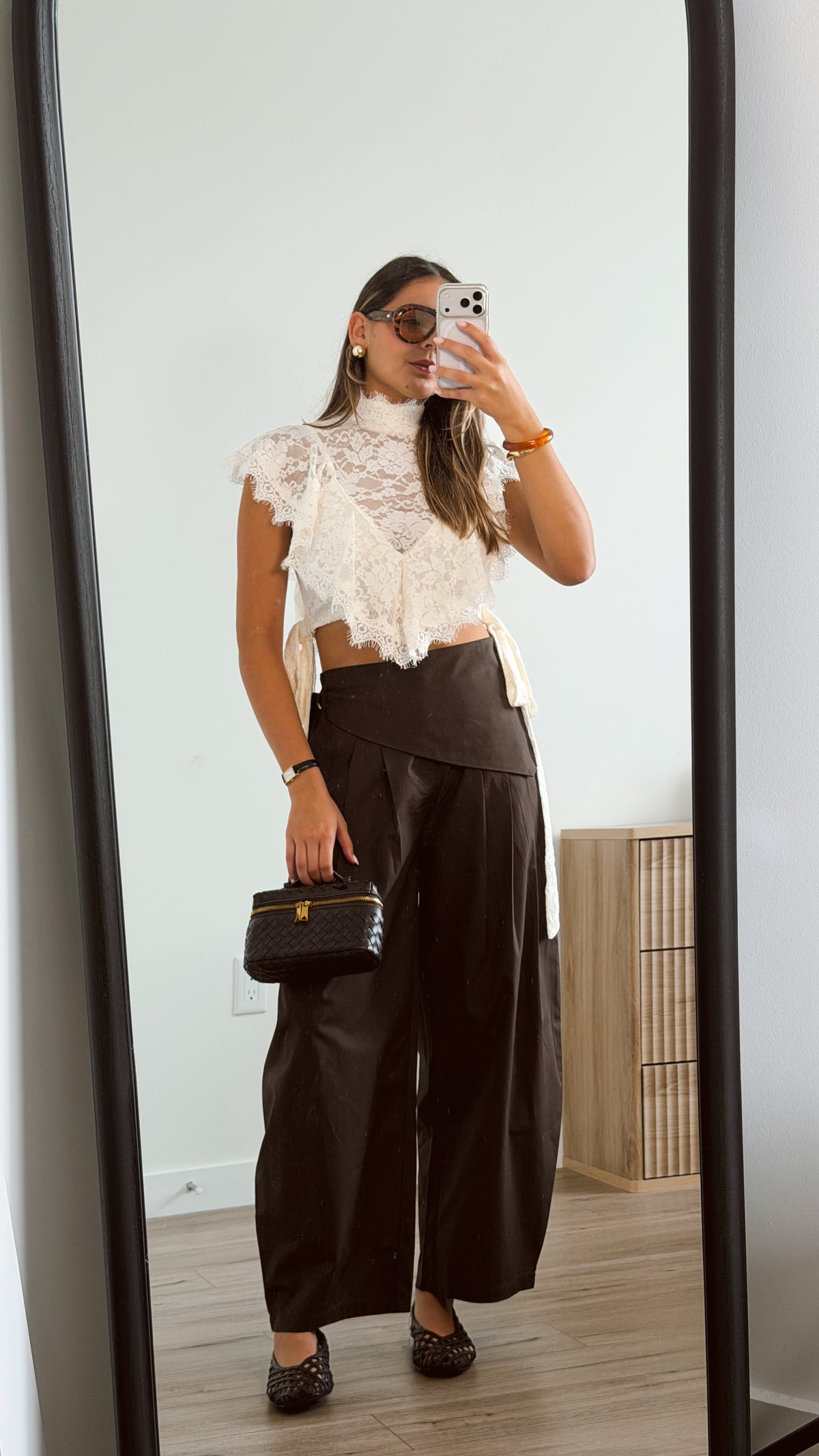 Lace Mock Neck Top