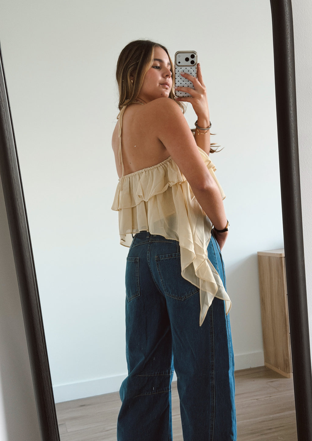 Ruffled Halter Top