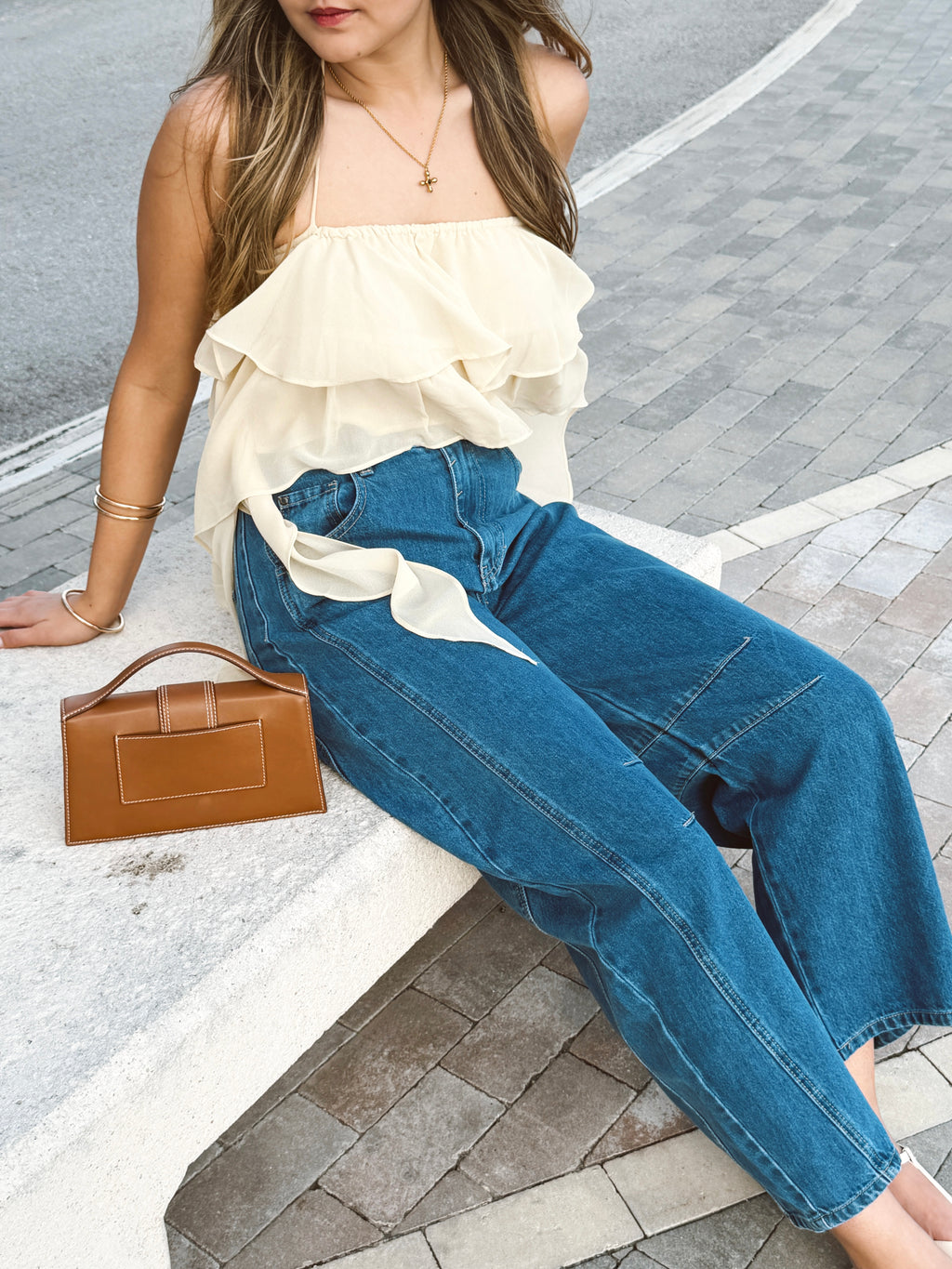 Ruffled Halter Top