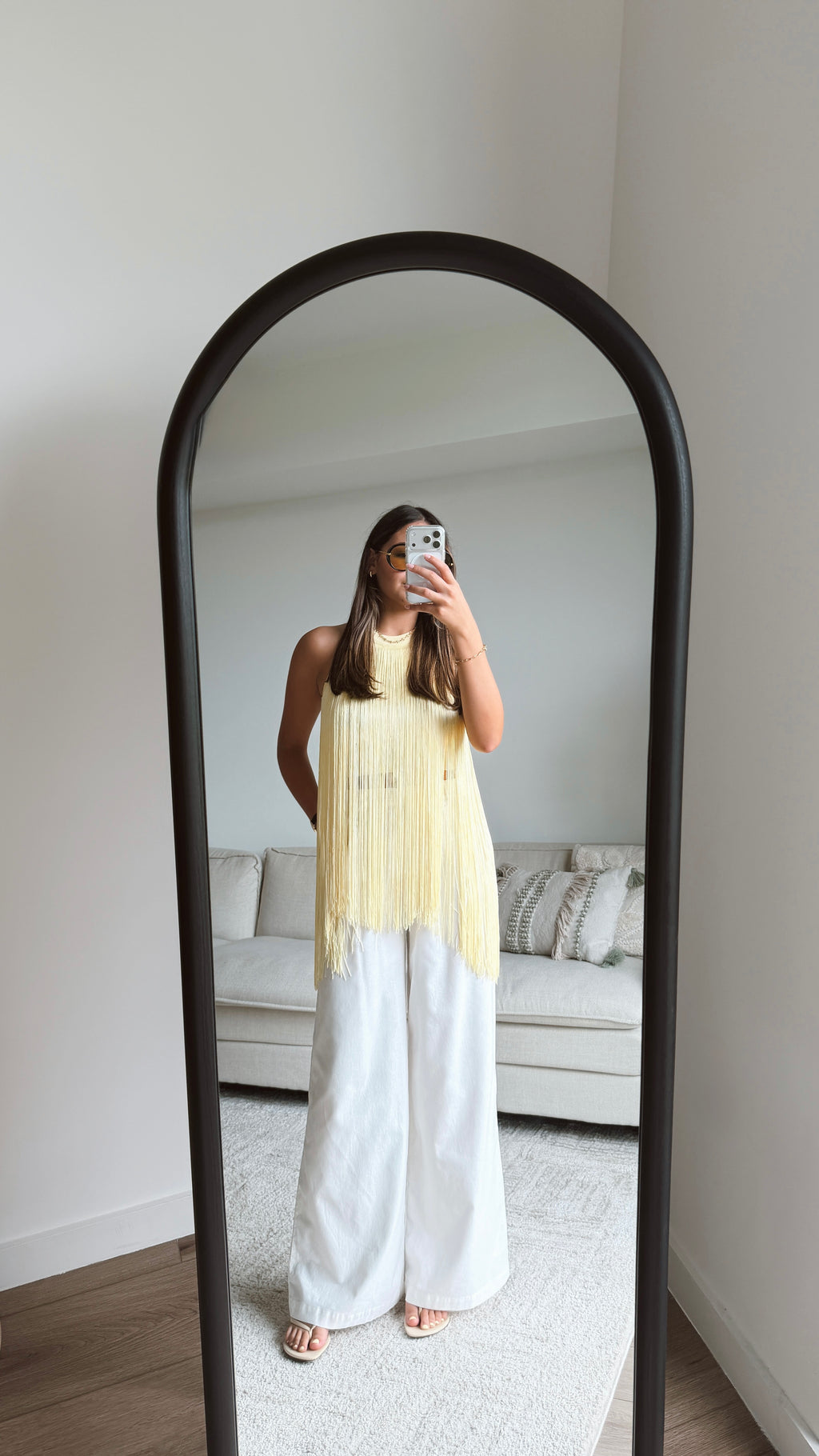 Fringe Knit Top