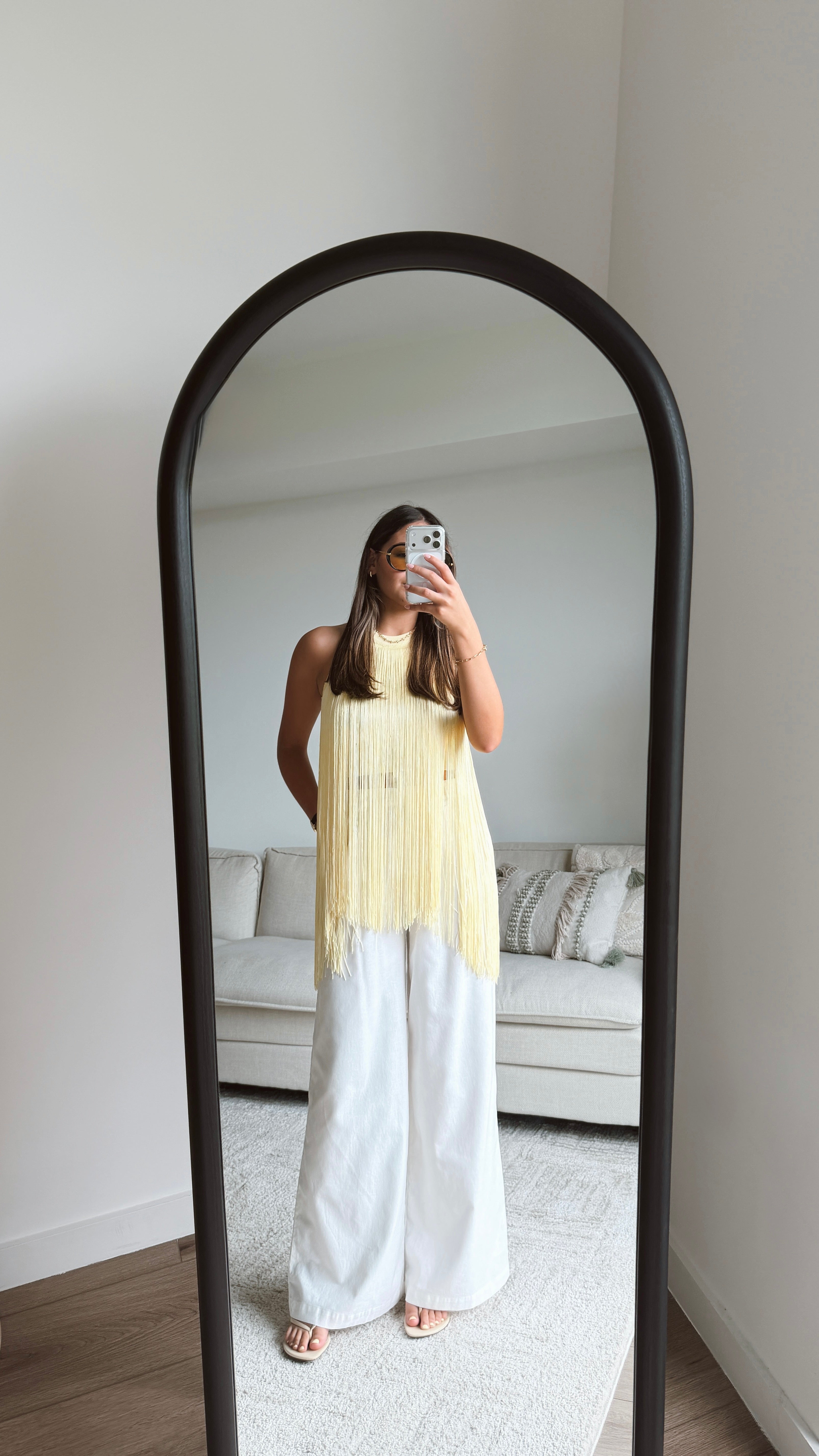 Fringe Knit Top
